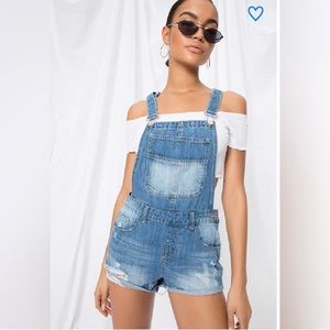 Revolve overalls shorts